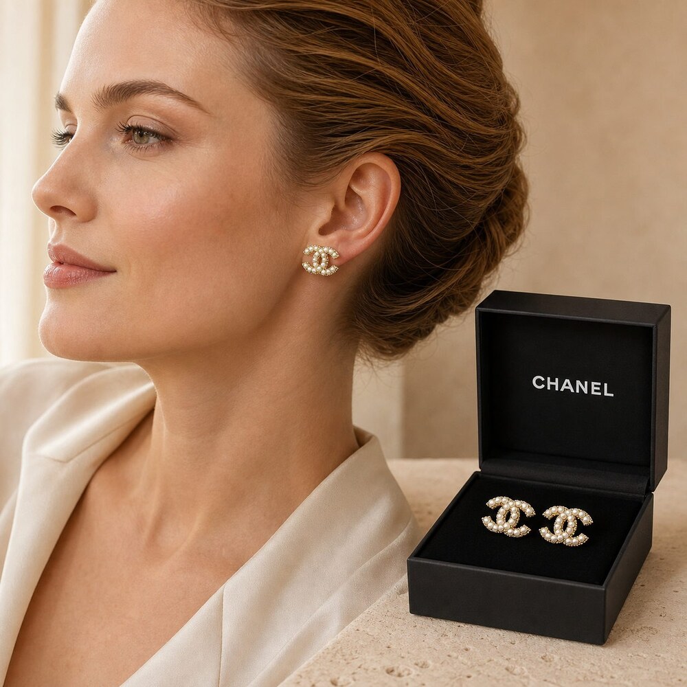 CHANEL Classic Parisian Earrings Style 4 | New with Box - Picture 9 of 9